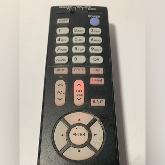 Mitsubishi Medallion TV Cable VCR DVD Remote Control 3331RA1-00/290P137A10 - Picture 3 of 6
